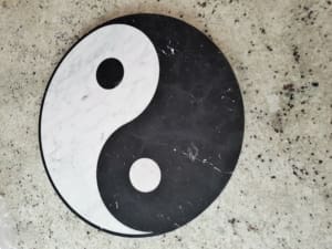 Yin-Yang marmor kunst