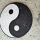 Yin-Yang marmor kunst